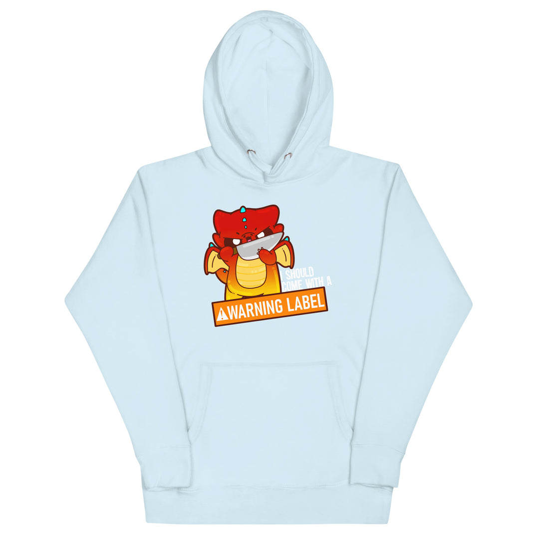 I SHOILD COME WITH A WARNING LABEL - Hoodie - ChubbleGumLLC
