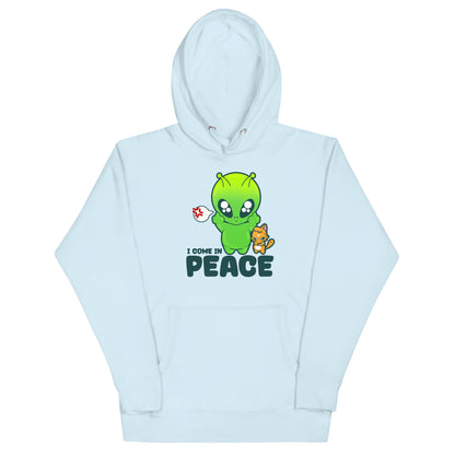 I COME IN PEACE - Hoodie - ChubbleGumLLC