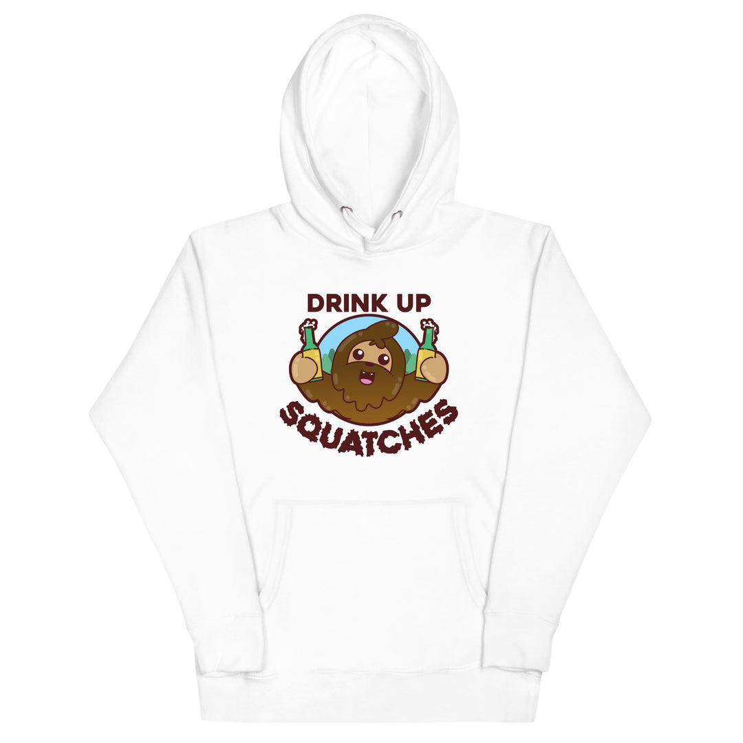 DRINK UP SQUATCHES - Hoodie - ChubbleGumLLC