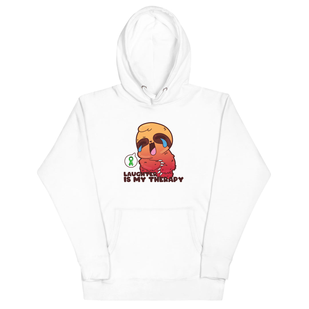 LAUGHTER IS MY THERAPY - Hoodie - ChubbleGumLLC