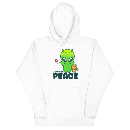 I COME IN PEACE - Hoodie - ChubbleGumLLC