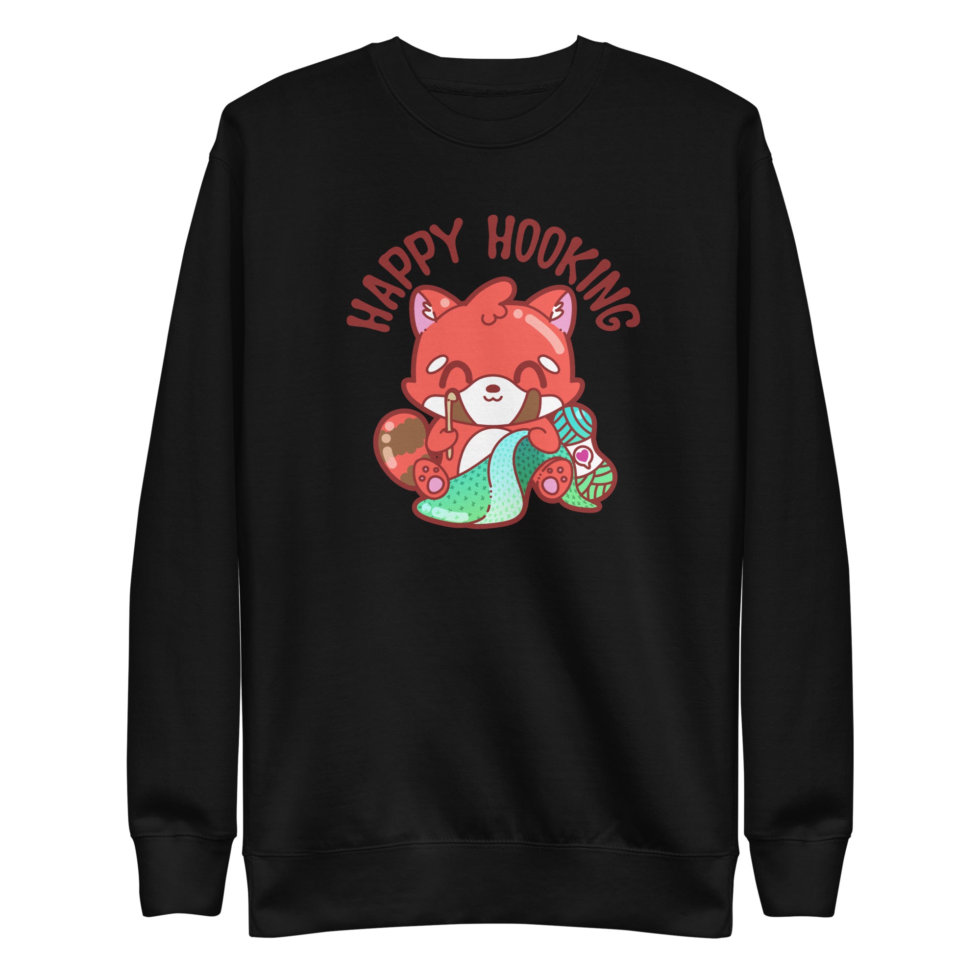 HAPPY HOOKING - Sweatshirt - ChubbleGumLLC