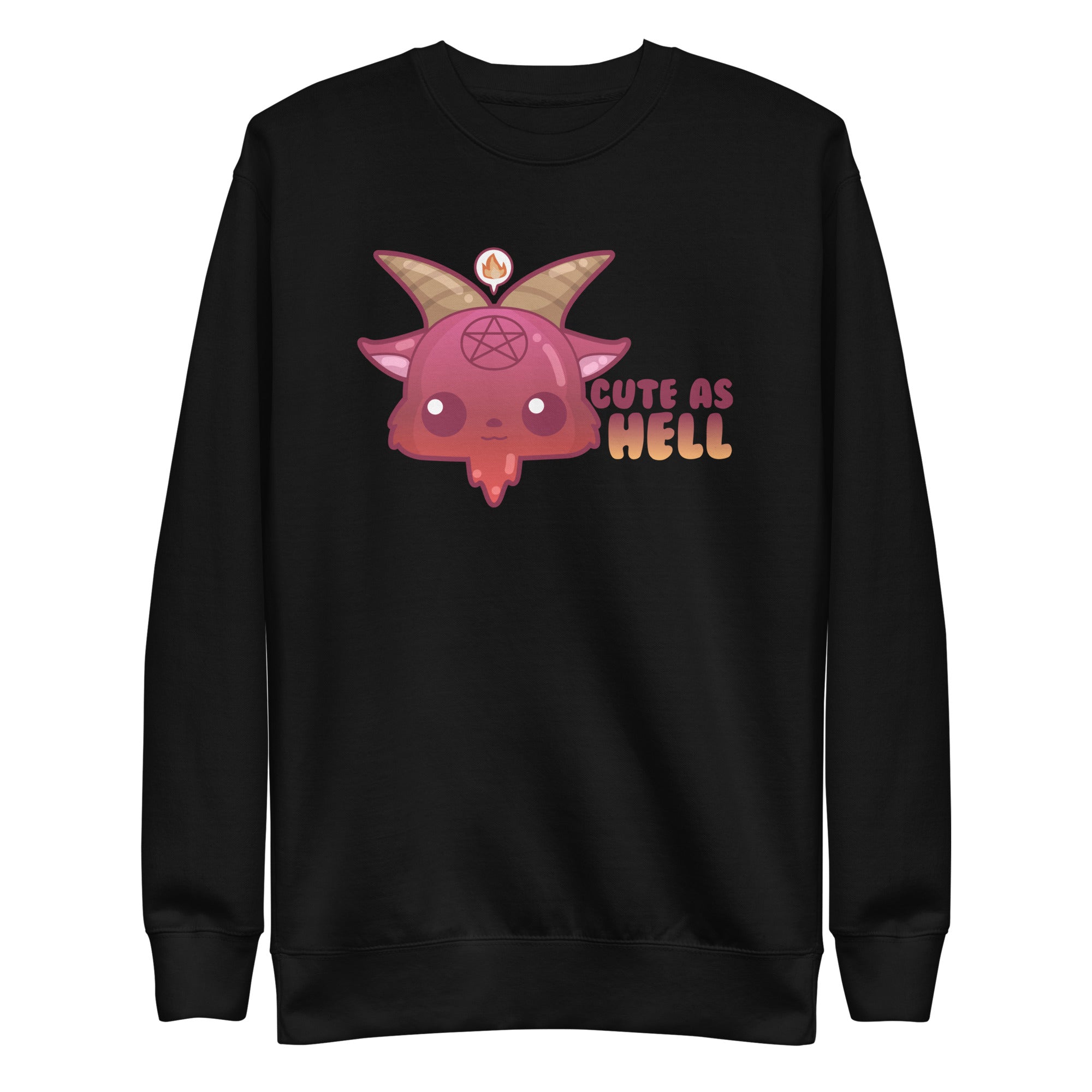 CUTE AS HELL - Sweatshirt - ChubbleGumLLC