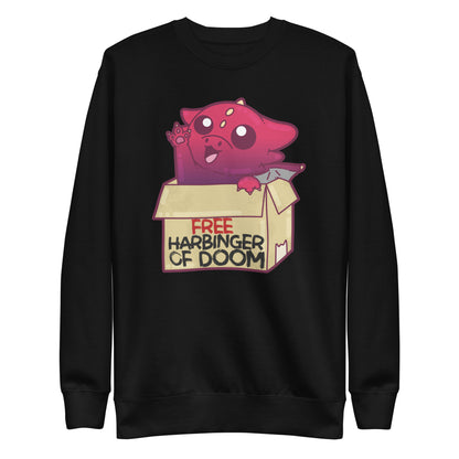 FREE HARBINGER OF DOOM - Sweatshirt - ChubbleGumLLC