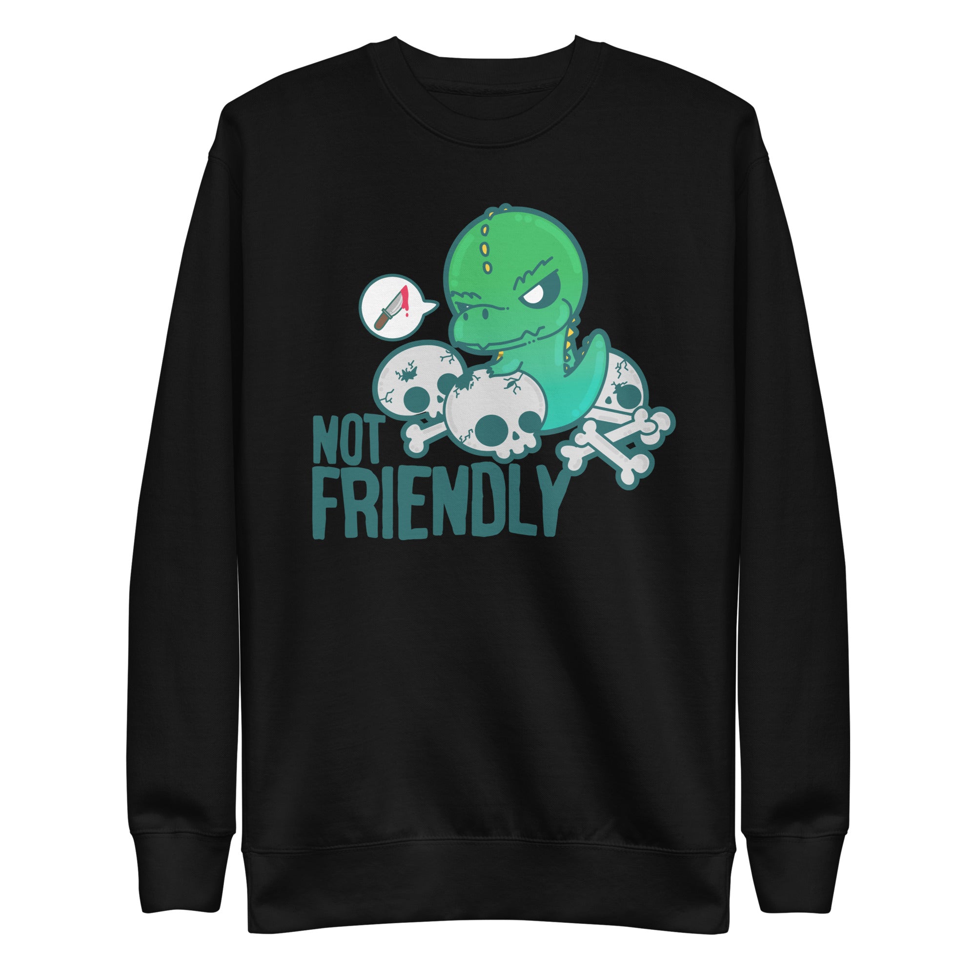 NOT FRIENDLY - Sweatshirt - ChubbleGumLLC