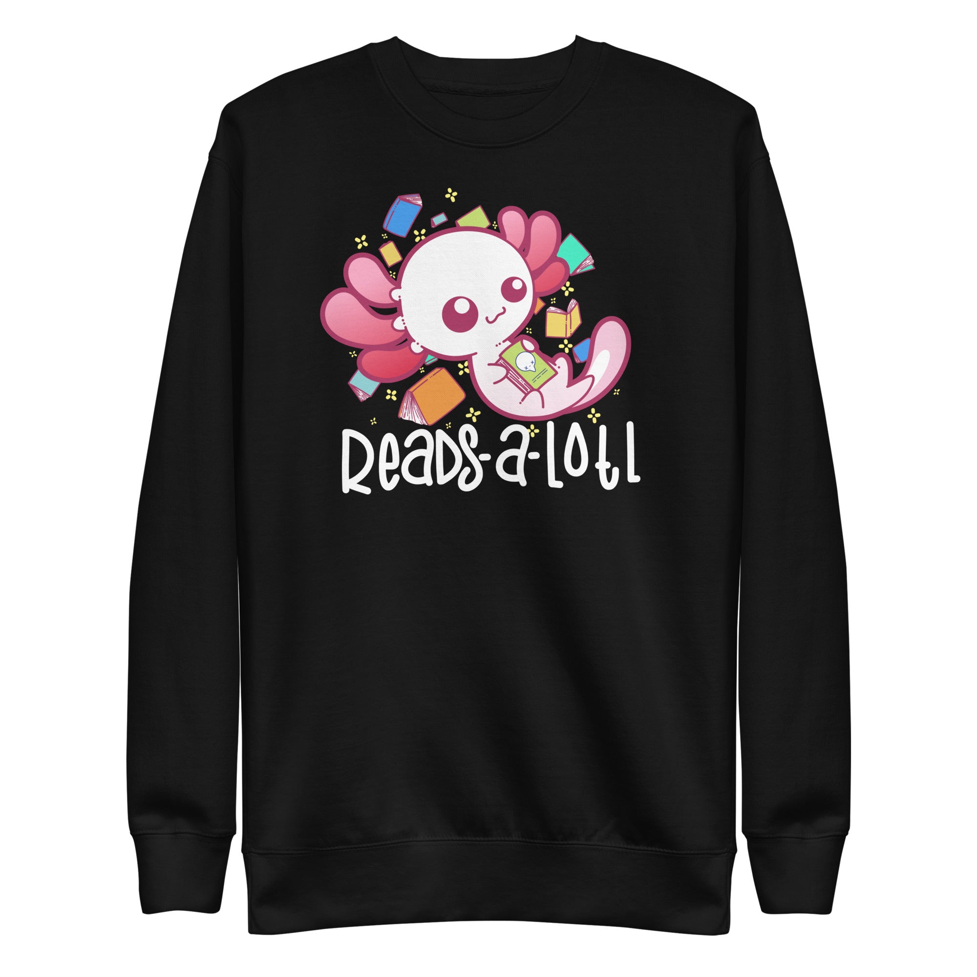 READS A LOTL - Modified Sweatshirt - ChubbleGumLLC