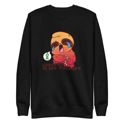 LAUGHTER IS MY THERAPY - Sweatshirt - ChubbleGumLLC