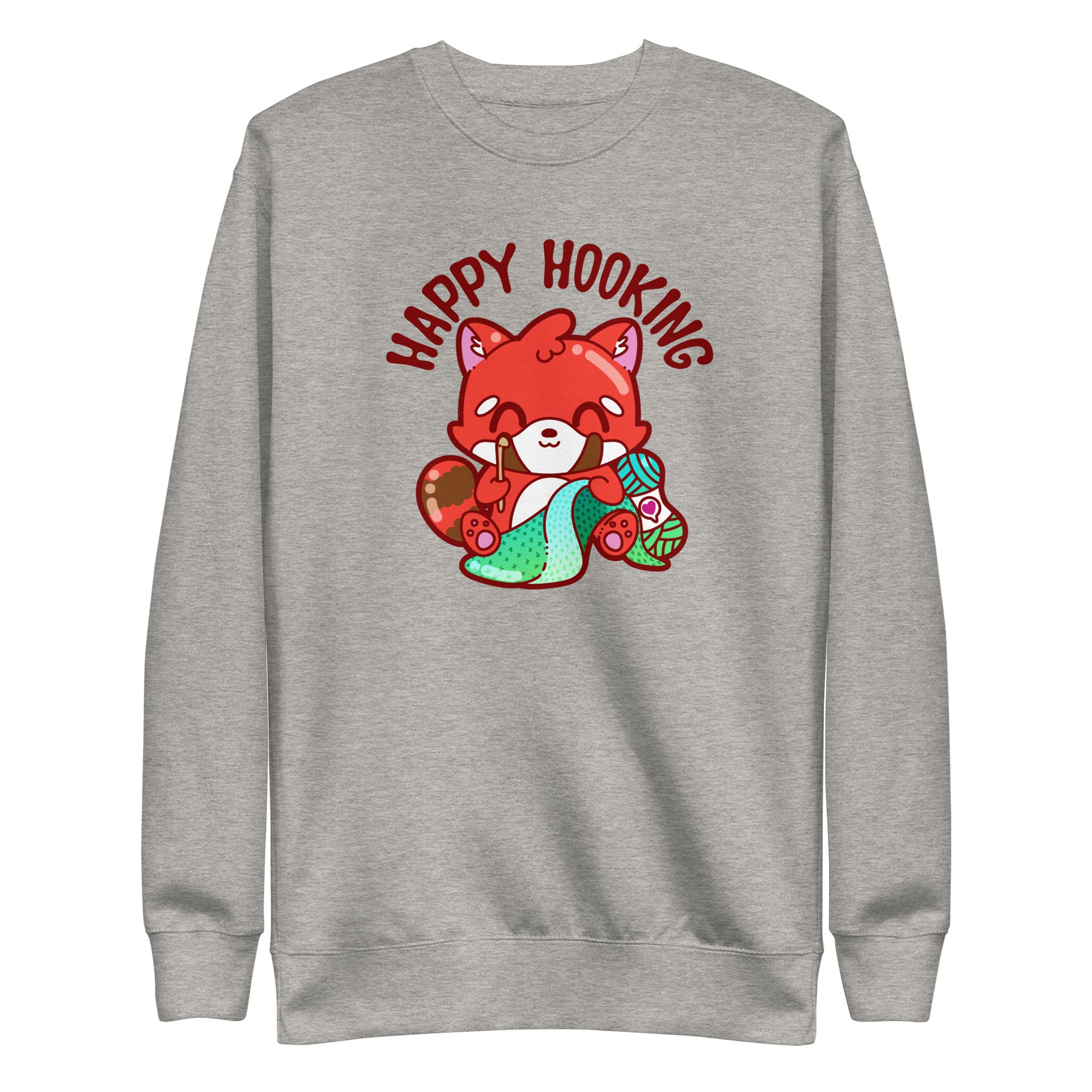 HAPPY HOOKING - Sweatshirt - ChubbleGumLLC