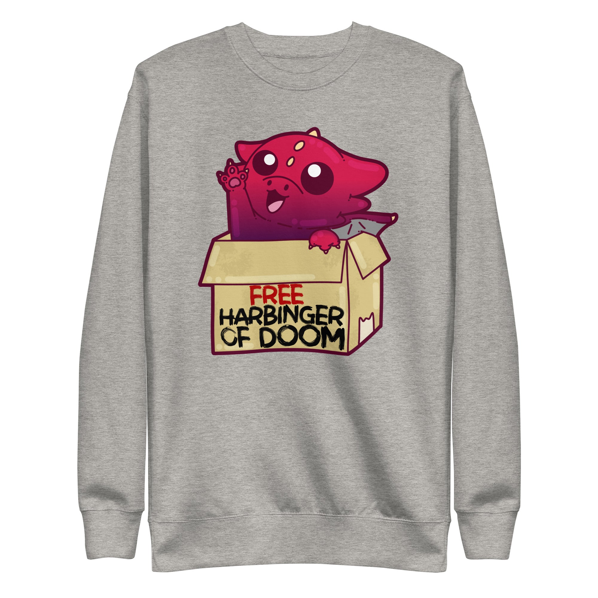 FREE HARBINGER OF DOOM - Sweatshirt - ChubbleGumLLC