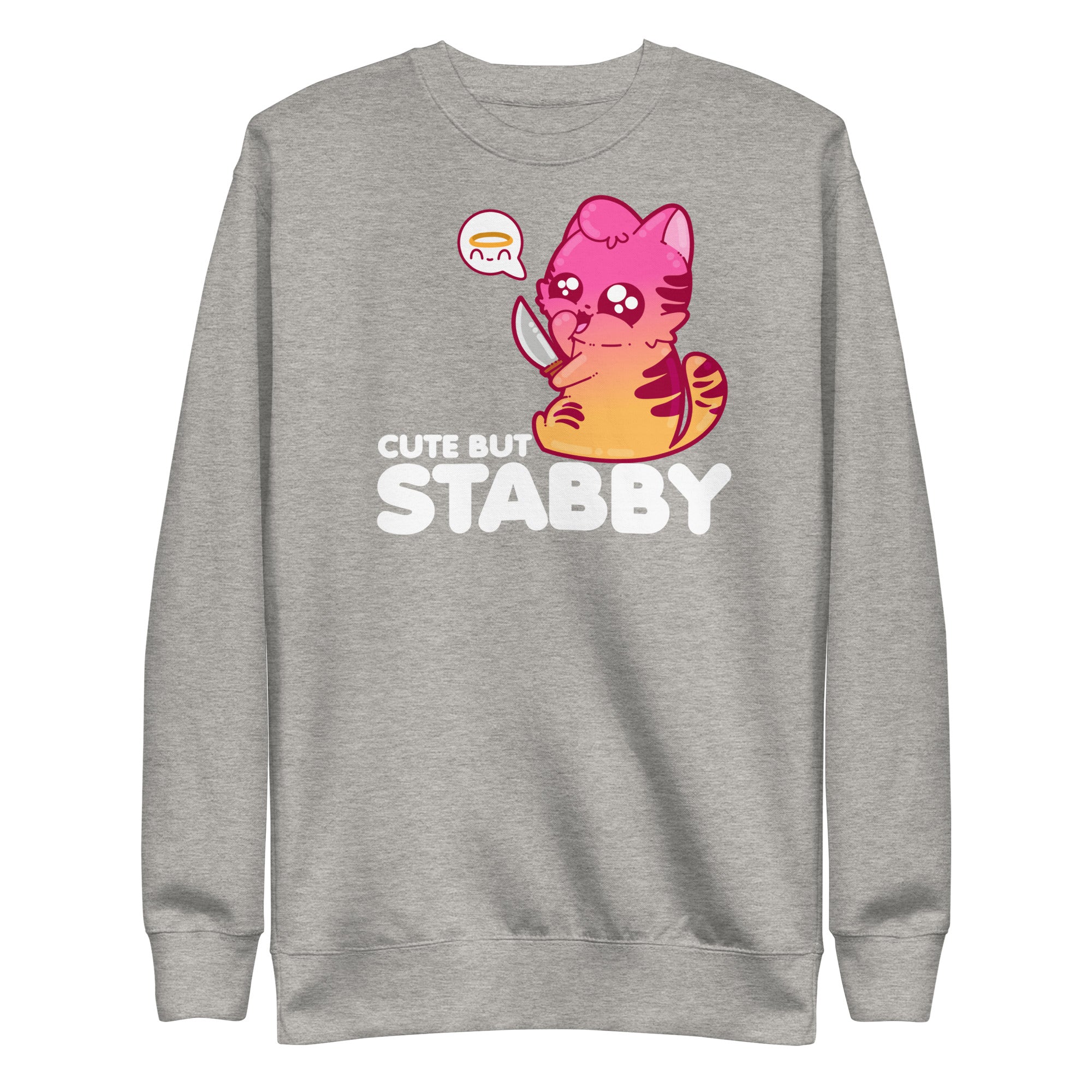 CUTE BUT STABBY - Modded Sweatshirt - ChubbleGumLLC