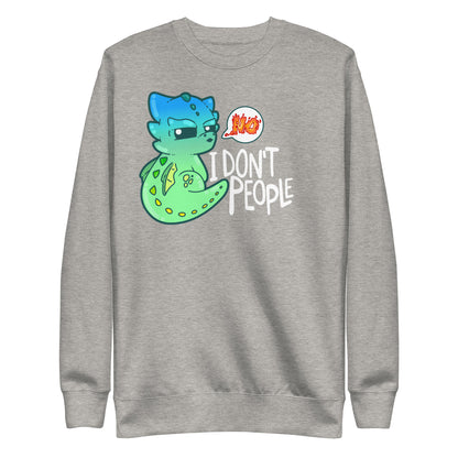 I DONT PEOPLE - Modded Sweatshirt - ChubbleGumLLC