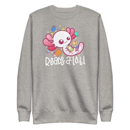 READS A LOTL - Modified Sweatshirt - ChubbleGumLLC