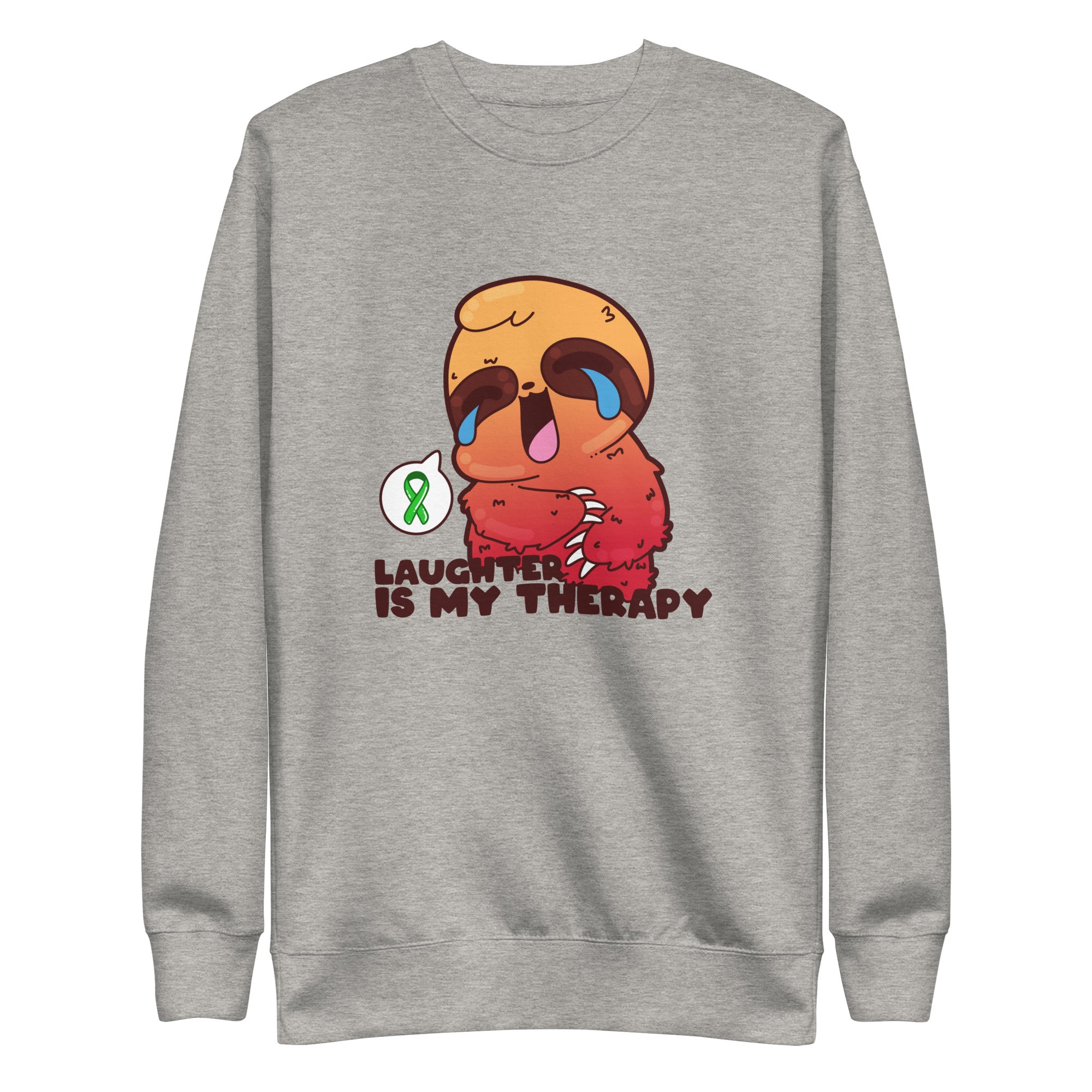 LAUGHTER IS MY THERAPY - Sweatshirt - ChubbleGumLLC