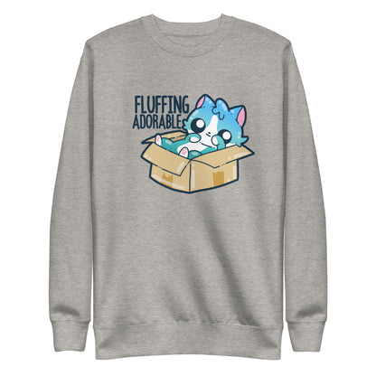 FLUFFING ADORABLE - Sweatshirt - ChubbleGumLLC