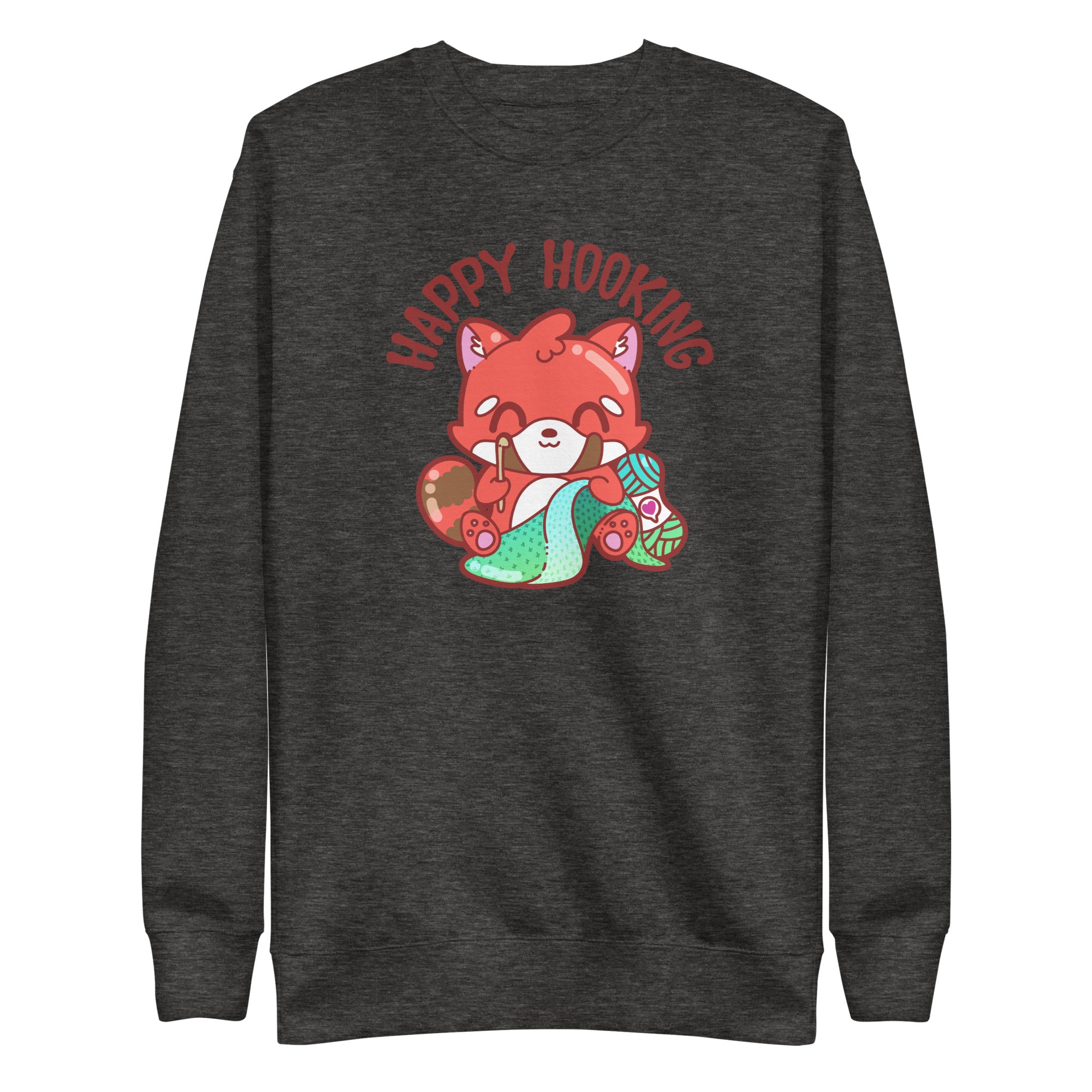 HAPPY HOOKING - Sweatshirt - ChubbleGumLLC