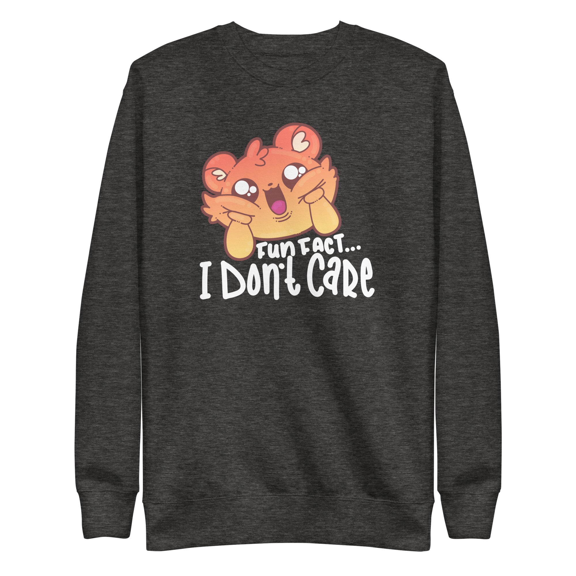 FUN FACT I DONT CARE - Sweatshirt - ChubbleGumLLC