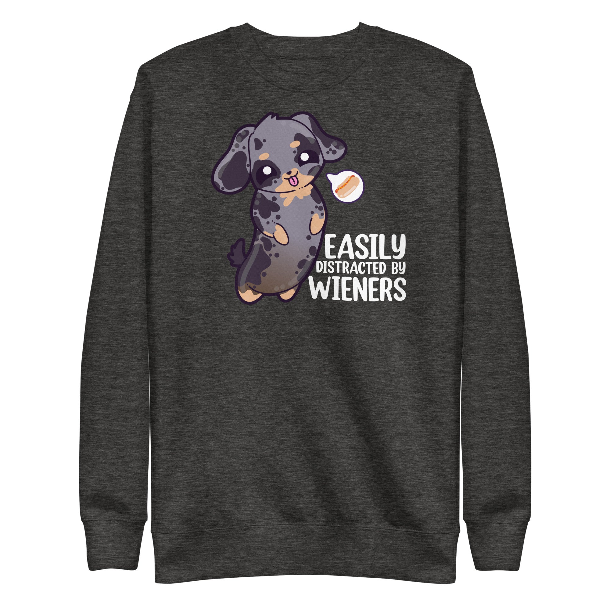 EASILY DISTRACTED BY WEINERS - Modded Sweatshirt - ChubbleGumLLC