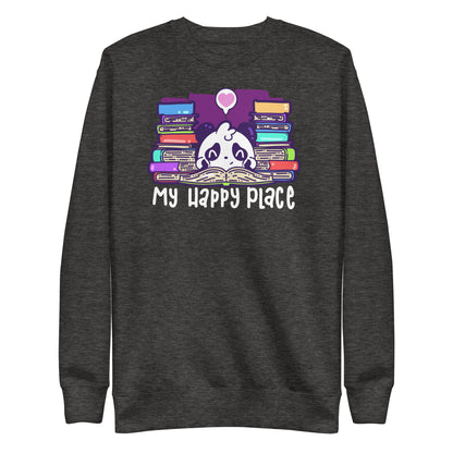 MY HAPPY PLACE - Modified Sweatshirt - ChubbleGumLLC