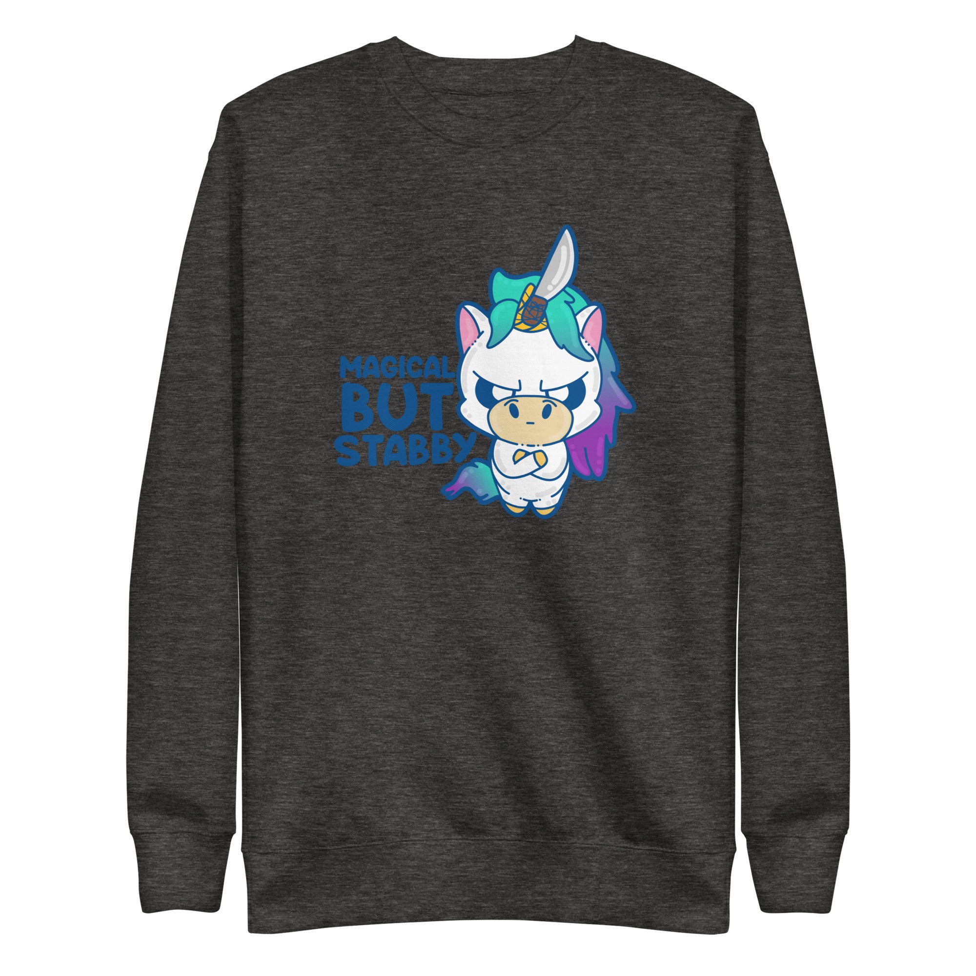 MAGICAL BUT STABBY - Sweatshirt - ChubbleGumLLC