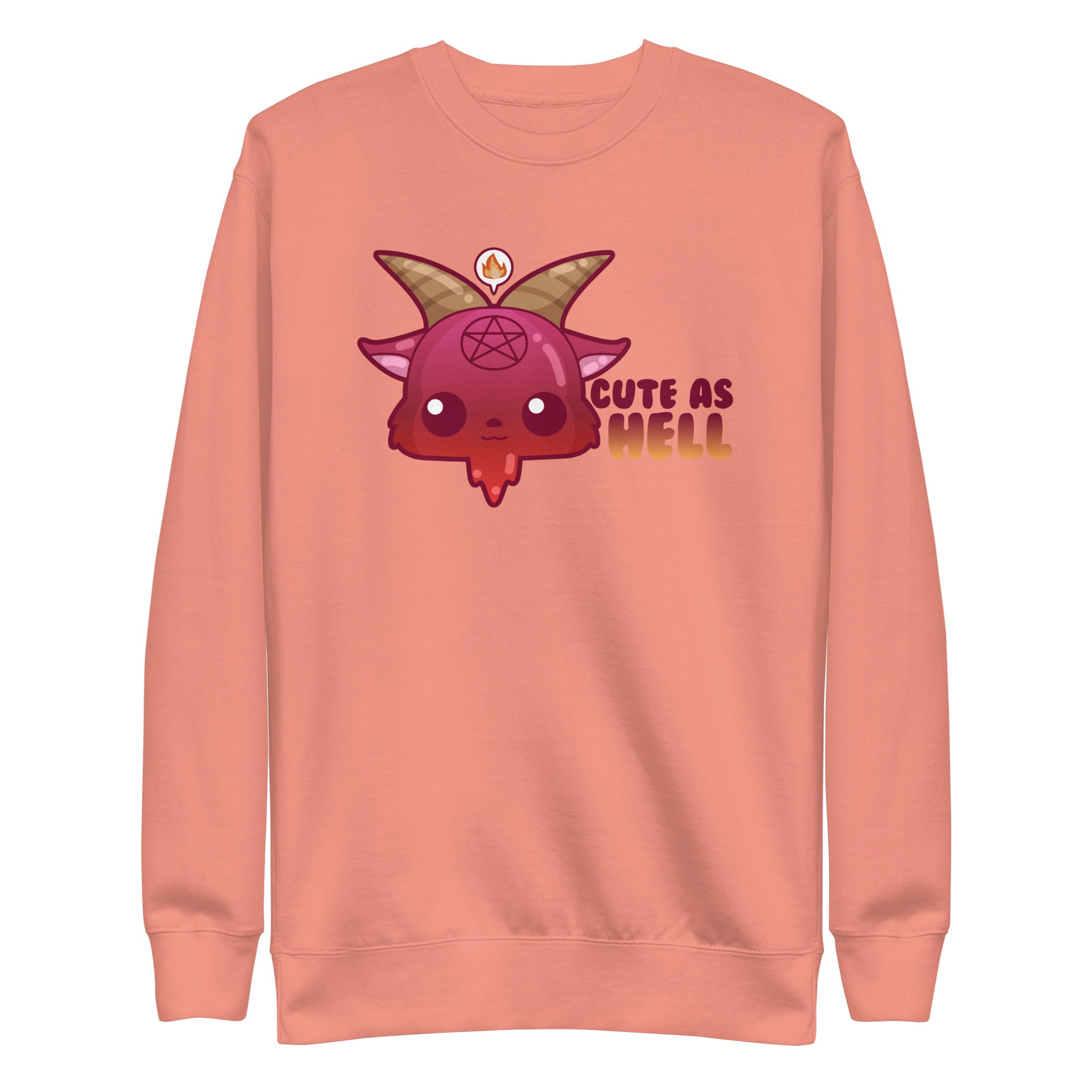 CUTE AS HELL - Sweatshirt - ChubbleGumLLC