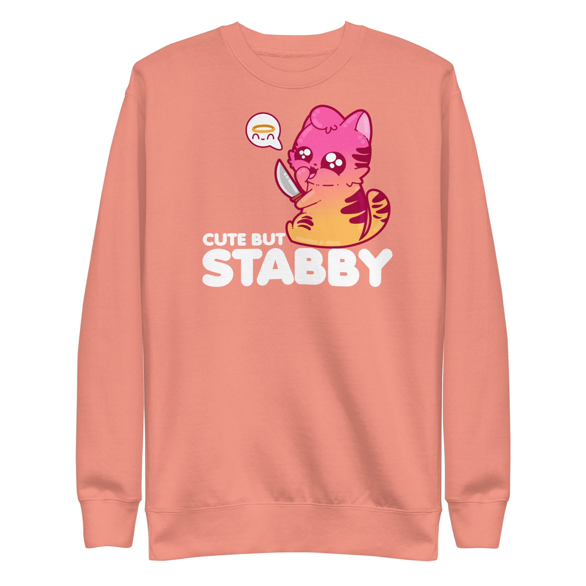 CUTE BUT STABBY - Modded Sweatshirt - ChubbleGumLLC