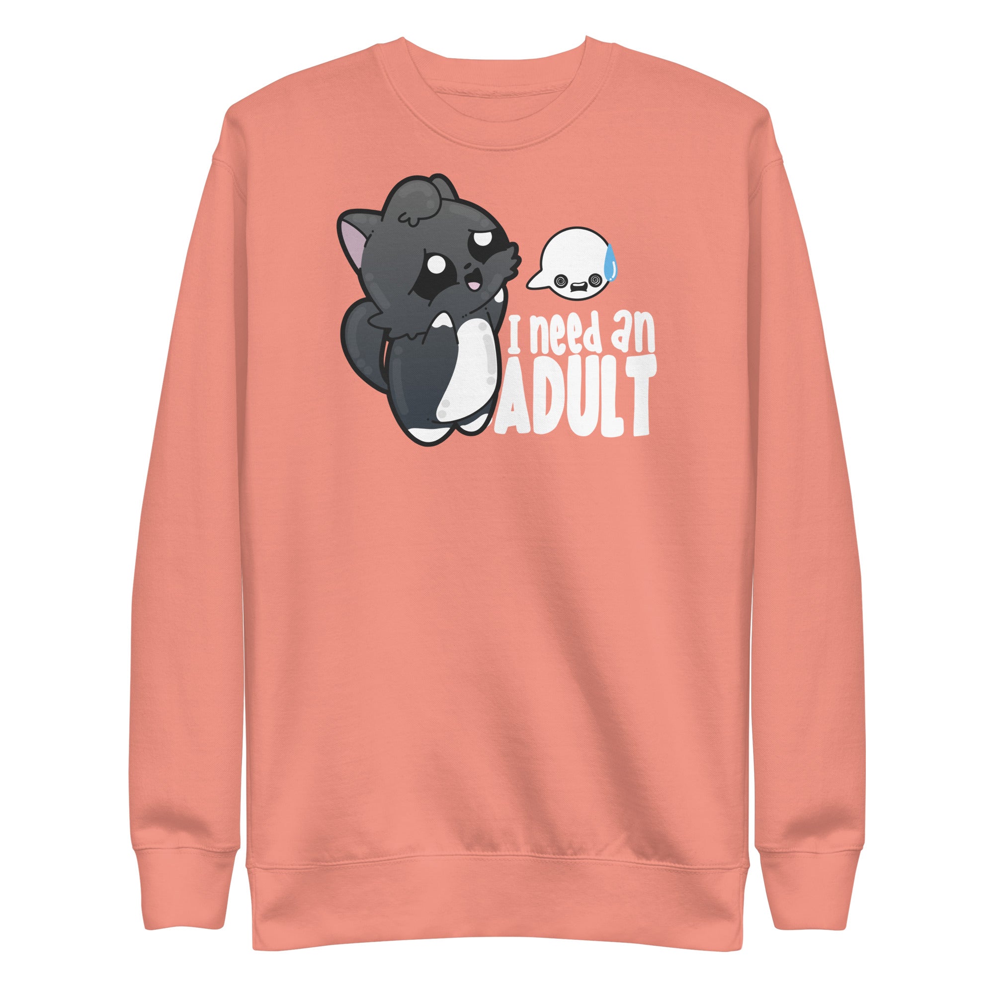 I NEED AN ADULT - Modded Sweatshirt - ChubbleGumLLC