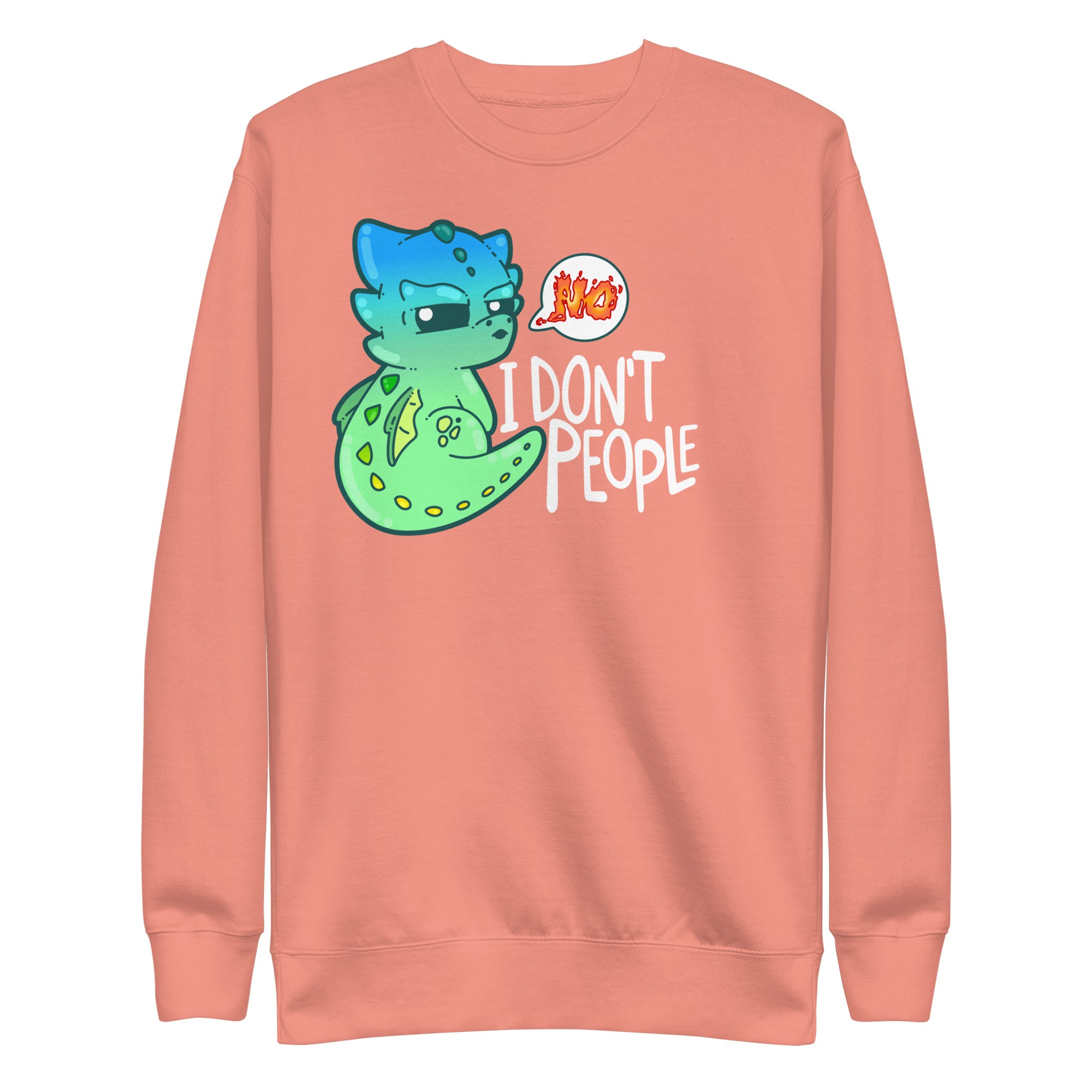 I DONT PEOPLE - Modded Sweatshirt - ChubbleGumLLC