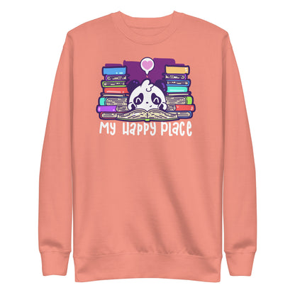 MY HAPPY PLACE - Modified Sweatshirt - ChubbleGumLLC