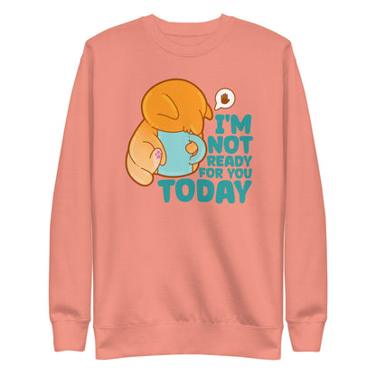 IM NOT READY FOR YOU TODAY - Sweatshirt - ChubbleGumLLC