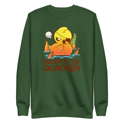 RELEASE THE QUACKEN - Sweatshirt - ChubbleGumLLC