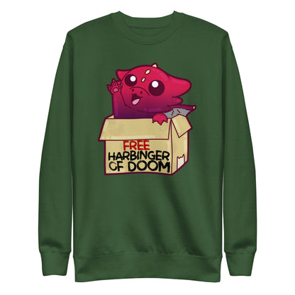 FREE HARBINGER OF DOOM - Sweatshirt - ChubbleGumLLC