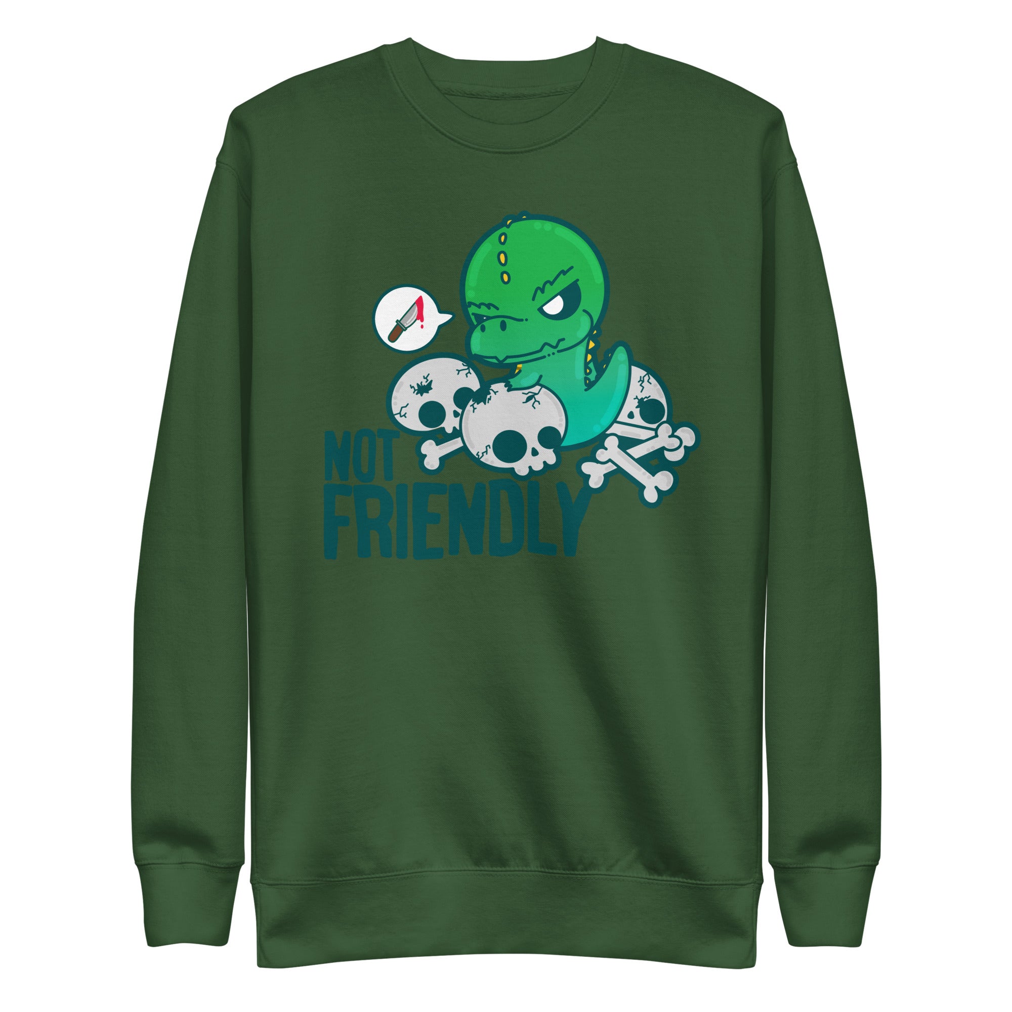 NOT FRIENDLY - Sweatshirt - ChubbleGumLLC