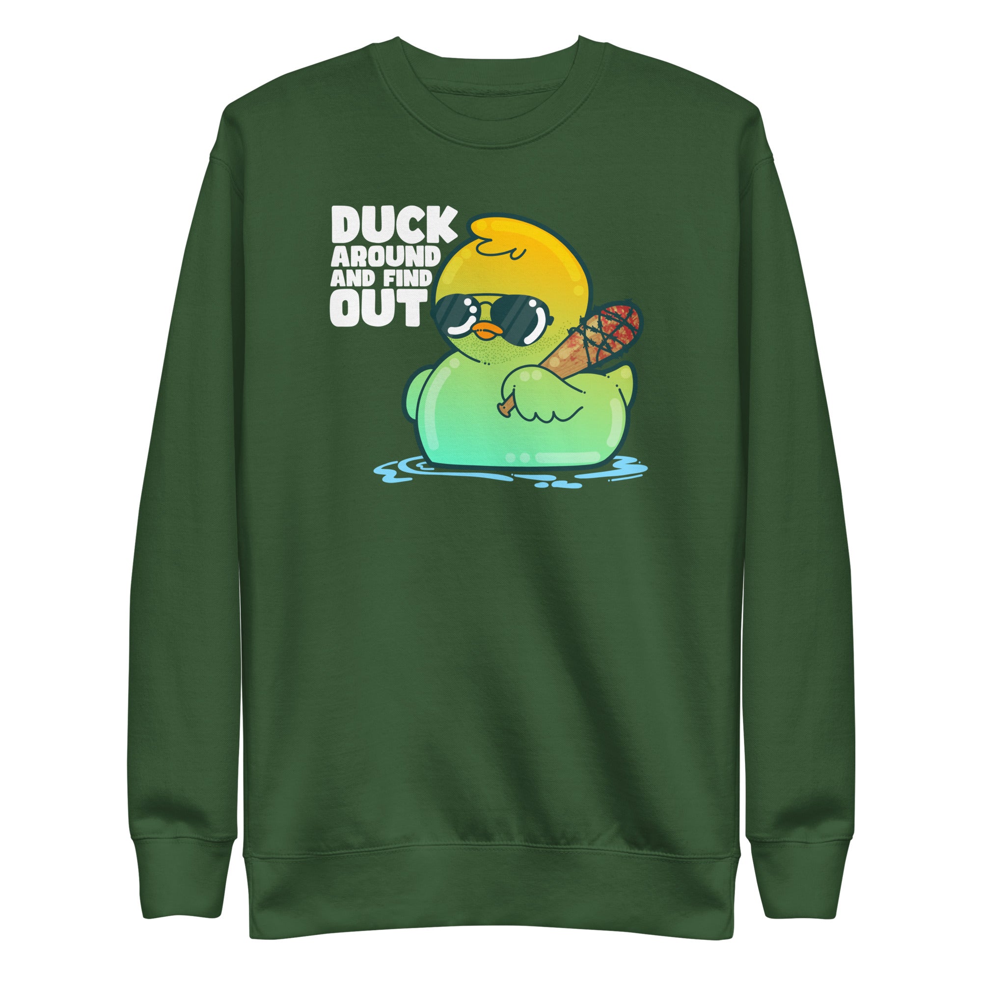 DUCK AROUND AND FIND OUT - Modded Sweatshirt - ChubbleGumLLC