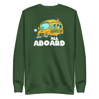 ALL ABOARD THE STRUGGLE BUS - Modded Sweatshirt - ChubbleGumLLC