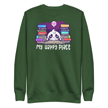 MY HAPPY PLACE - Modified Sweatshirt - ChubbleGumLLC