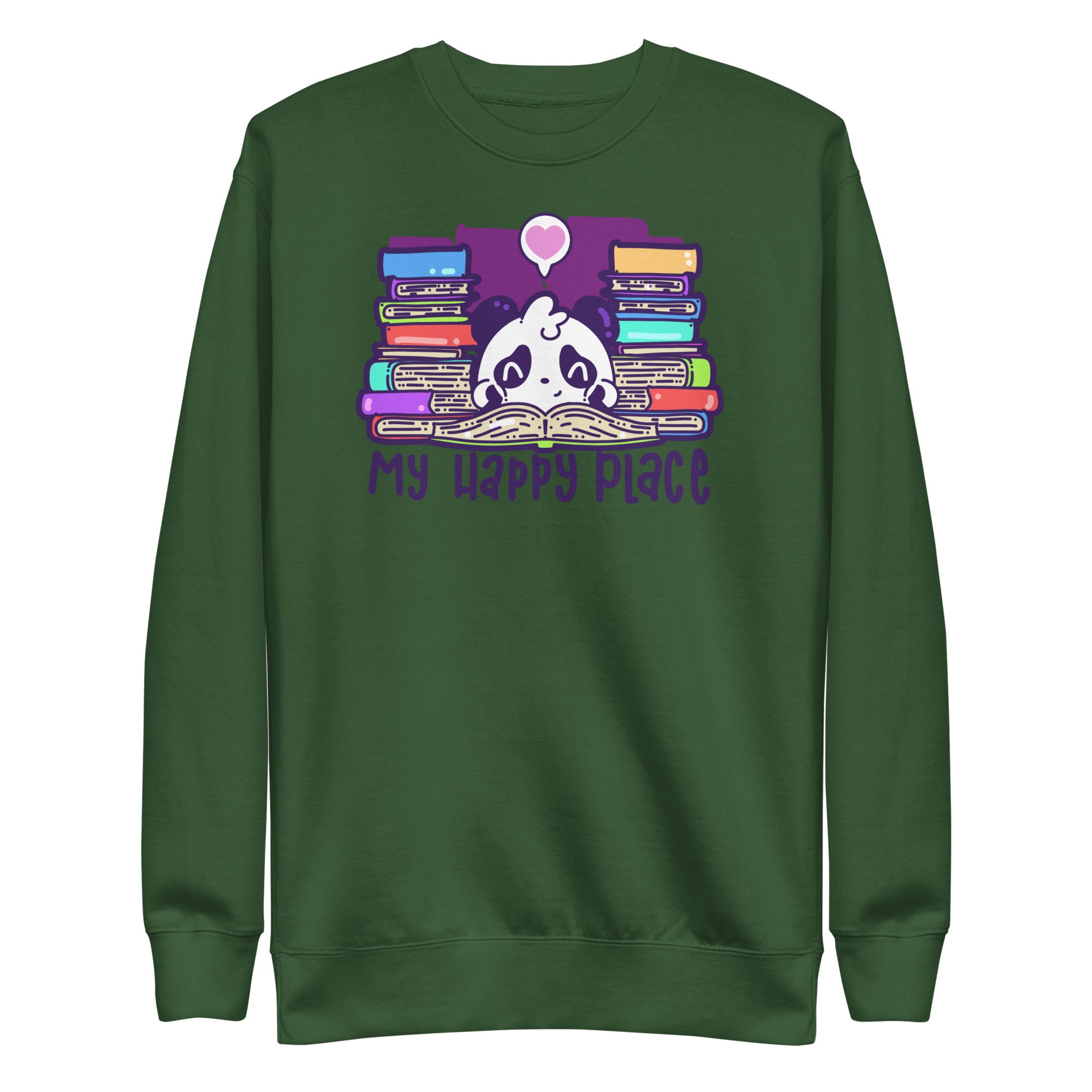 MY HAPPY PLACE - Sweatshirt - ChubbleGumLLC