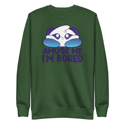 AMUSE ME IM BORED - Sweatshirt - ChubbleGumLLC