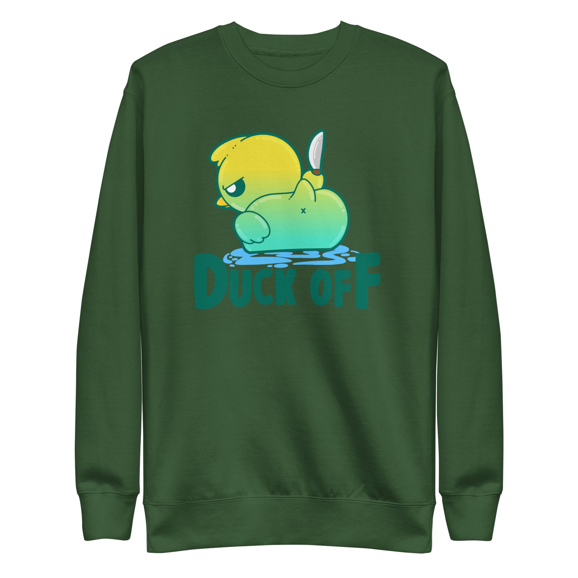 DUCK OFF - Sweatshirt - ChubbleGumLLC