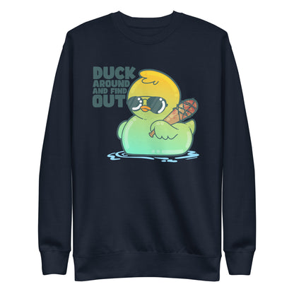 DUCK AROUND AND FIND OUT - Sweatshirt - ChubbleGumLLC