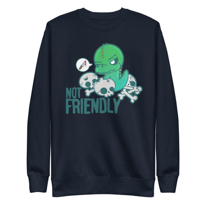 NOT FRIENDLY - Sweatshirt - ChubbleGumLLC
