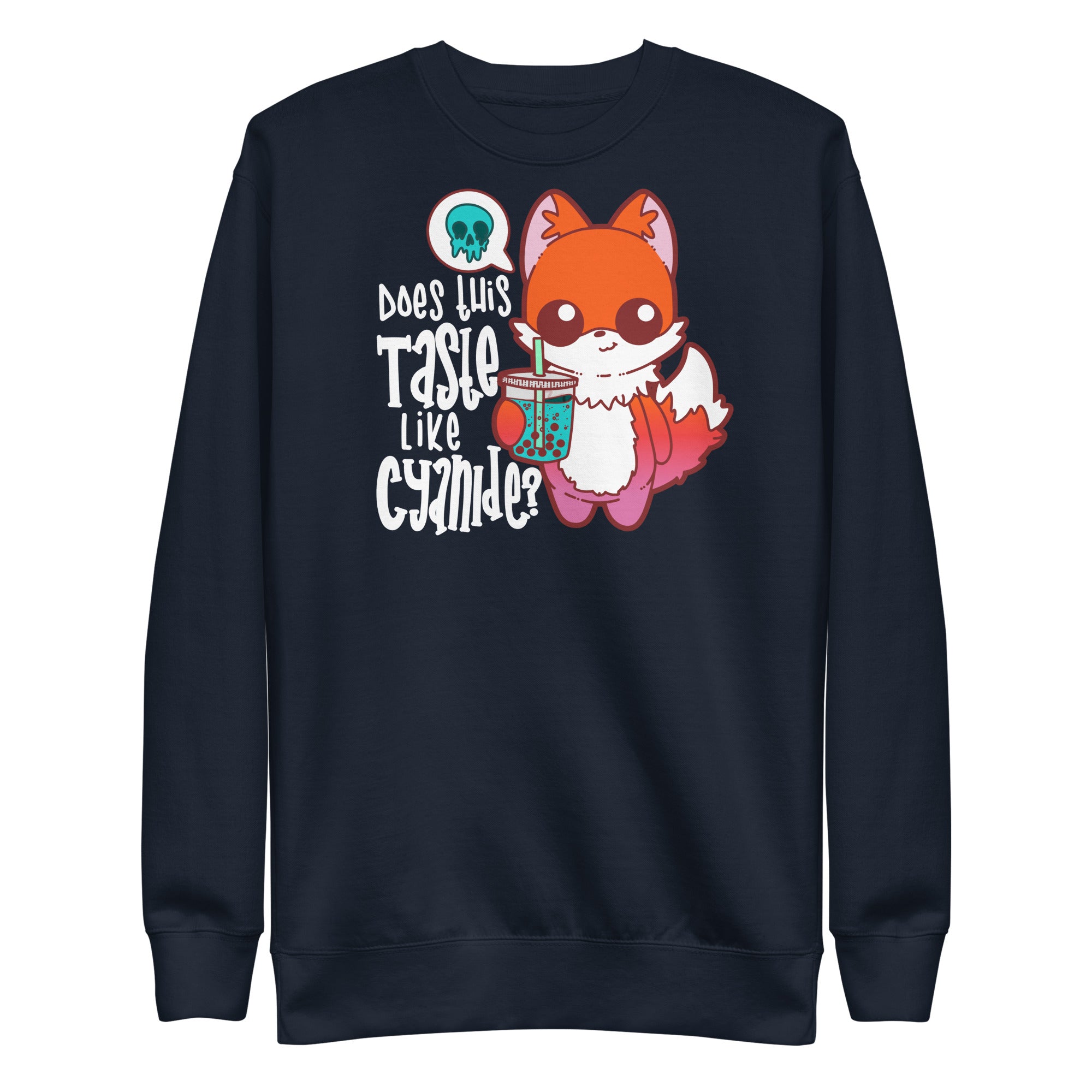 DOES THIS TASTE LIKE CYANIDE - Modded Sweatshirt - ChubbleGumLLC