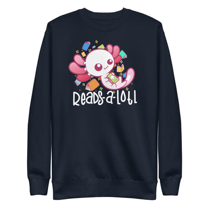 READS A LOTL - Modified Sweatshirt - ChubbleGumLLC