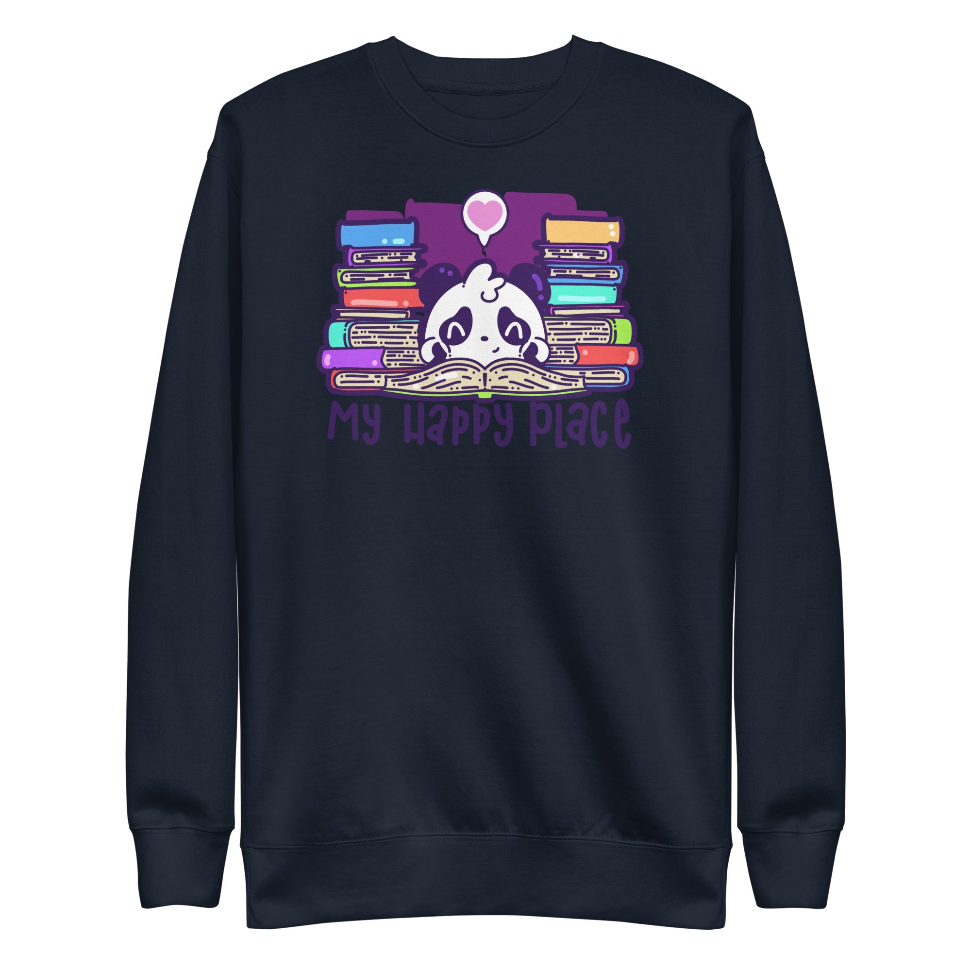 MY HAPPY PLACE - Sweatshirt - ChubbleGumLLC