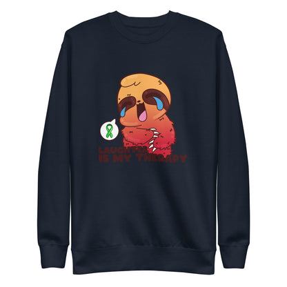 LAUGHTER IS MY THERAPY - Sweatshirt - ChubbleGumLLC