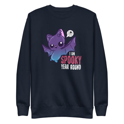 I AM SPOOKY YEAR ROUND - Sweatshirt - ChubbleGumLLC