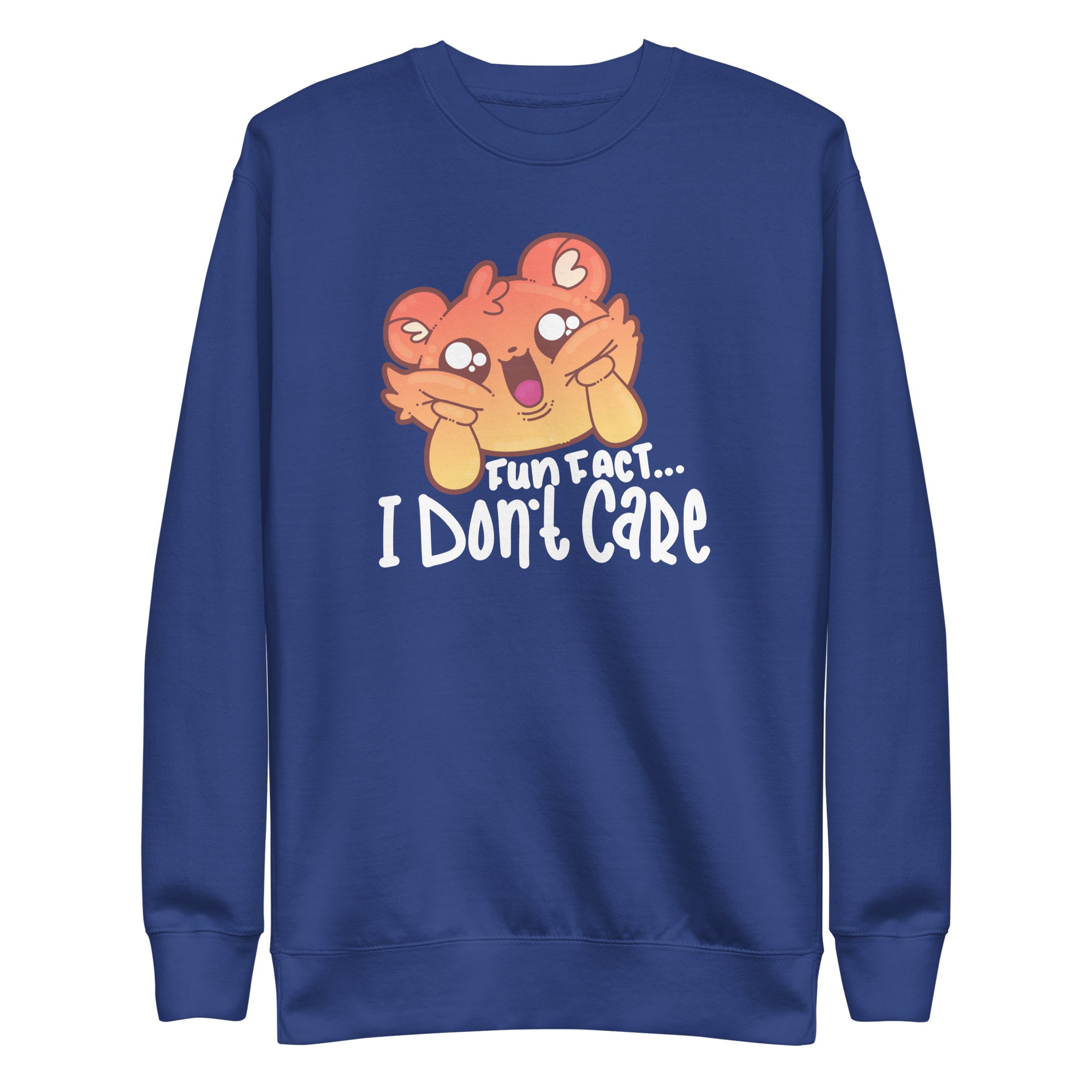 FUN FACT I DONT CARE - Sweatshirt - ChubbleGumLLC