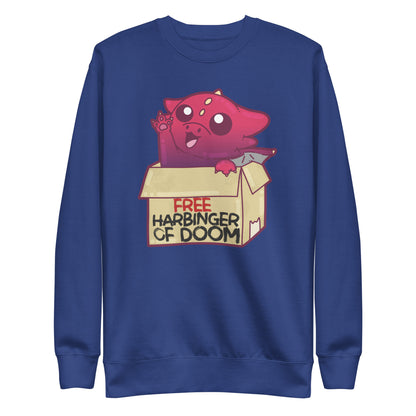 FREE HARBINGER OF DOOM - Sweatshirt - ChubbleGumLLC