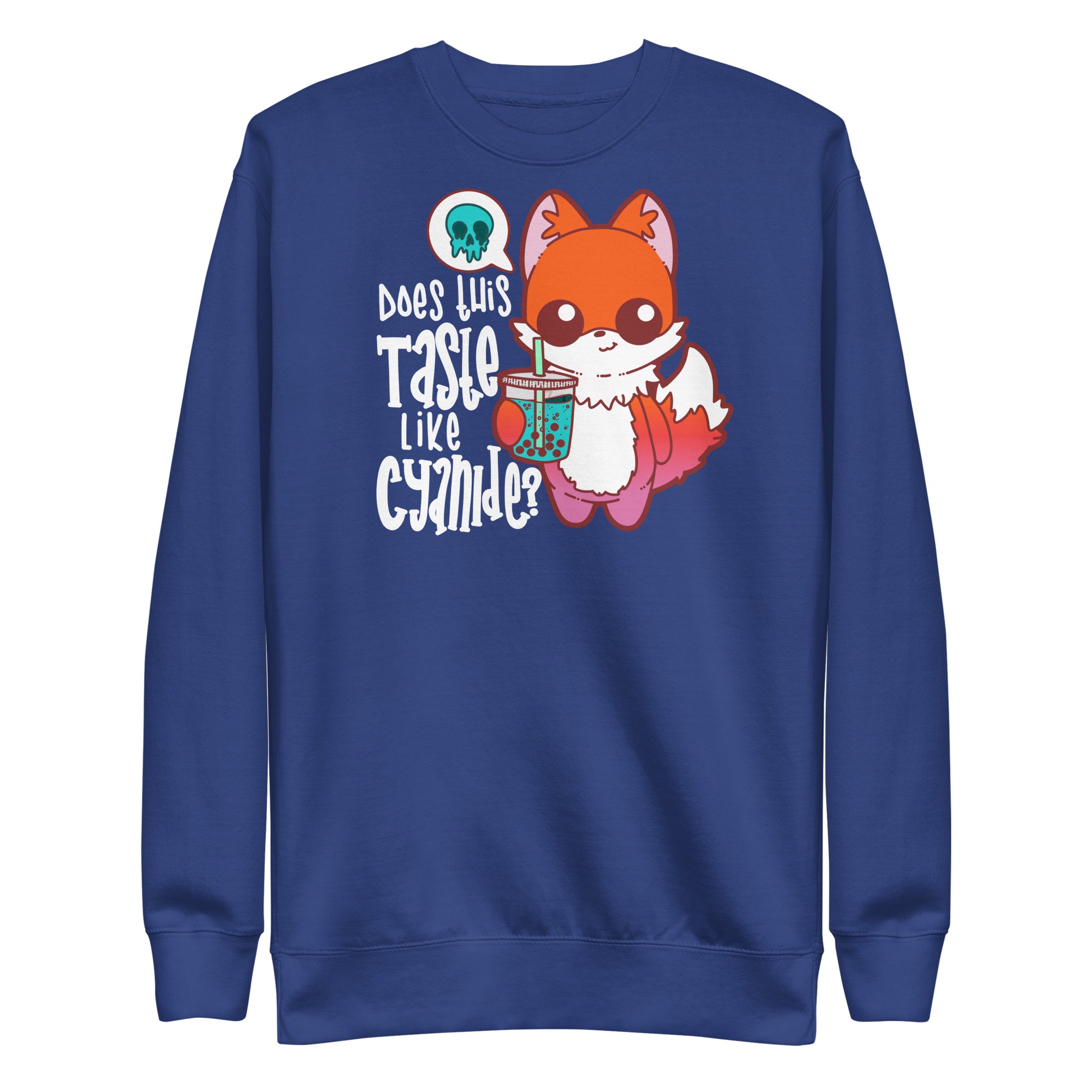 DOES THIS TASTE LIKE CYANIDE - Modded Sweatshirt - ChubbleGumLLC