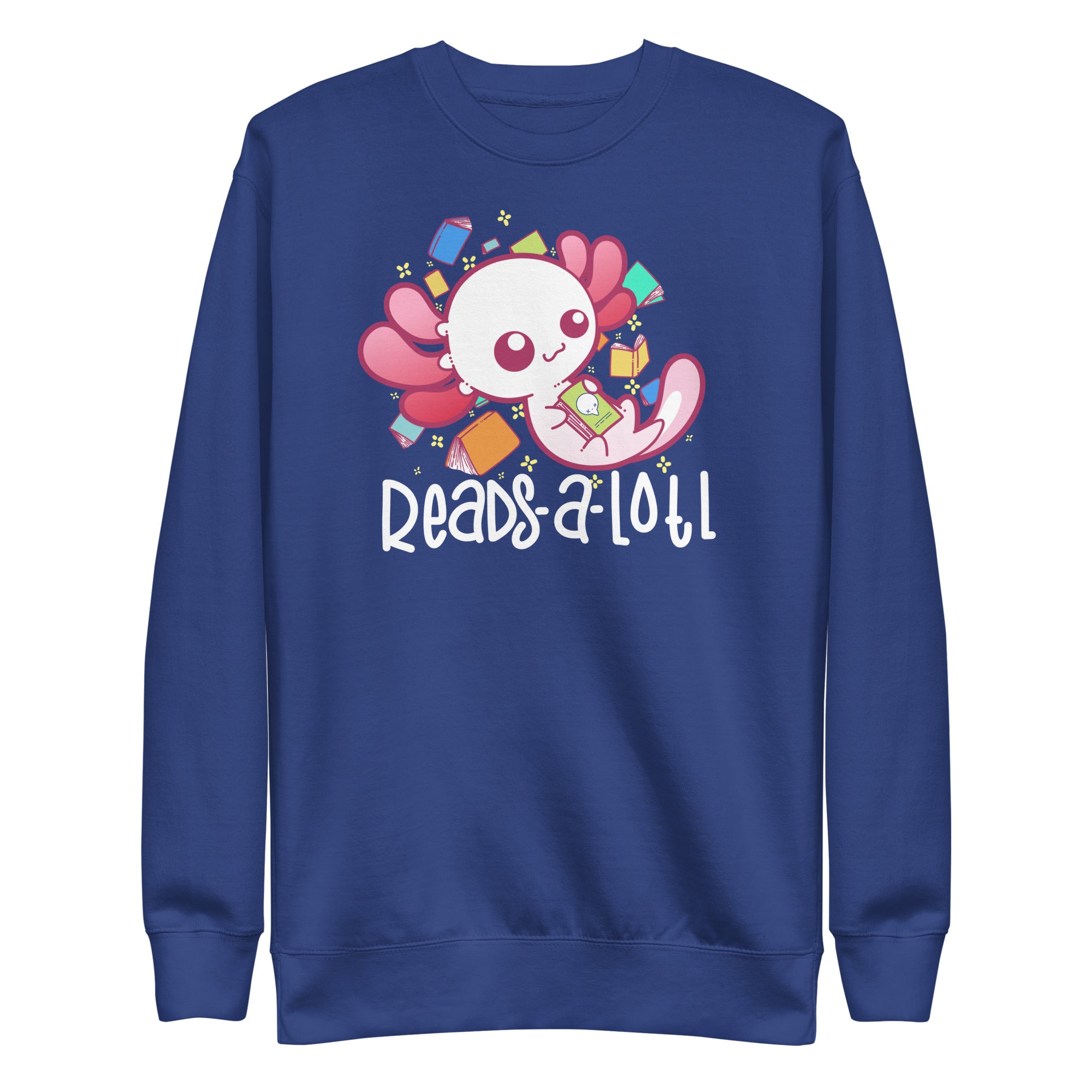 READS A LOTL - Modified Sweatshirt - ChubbleGumLLC