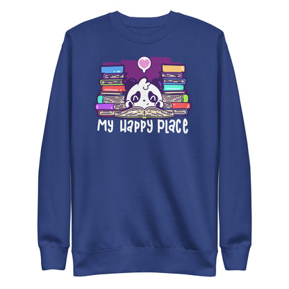 MY HAPPY PLACE - Modified Sweatshirt - ChubbleGumLLC